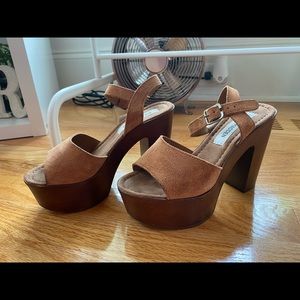 Steve Madden Wooden Platform Heels